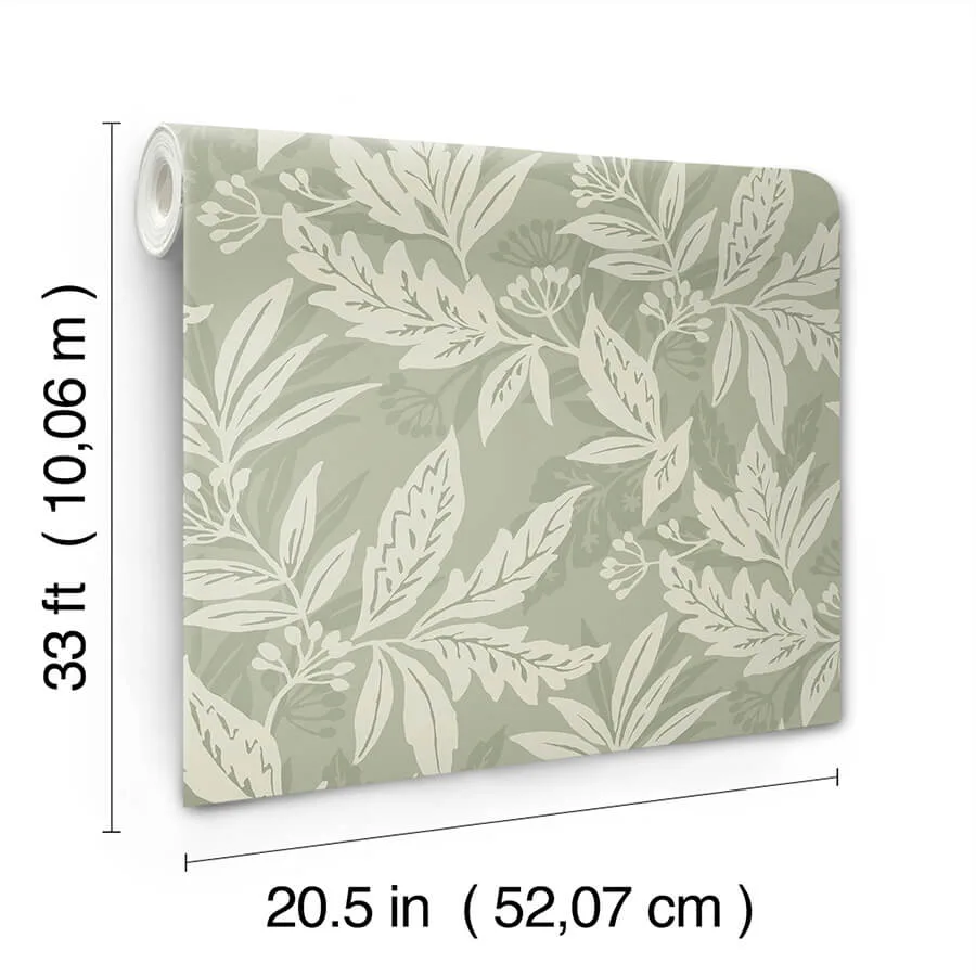 A-Street Prints Anita - Sage Wallpaper | Buy Online A-Street Prints Anita wallpaper, color Sage, SKU 4155-27326