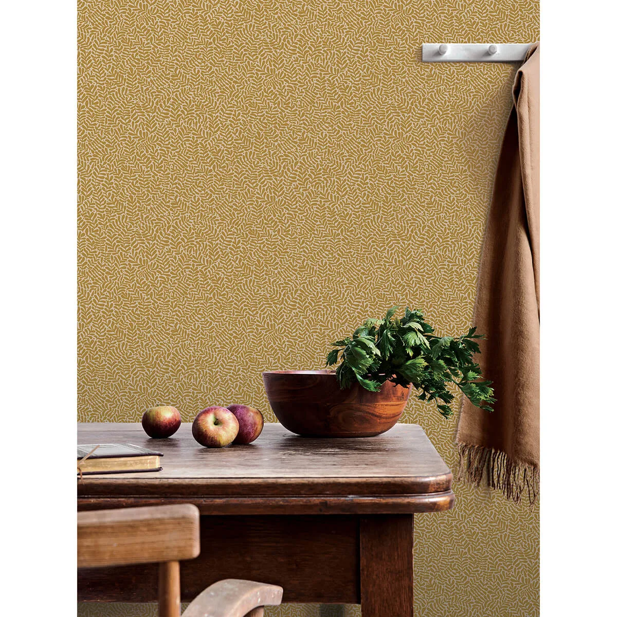 A-Street Prints Anna wallpaper, color Mustard, SKU 2999-55003