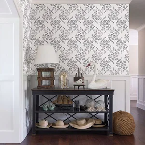 A-Street Prints Arabesque wallpaper, color Grey, SKU 2901-25429