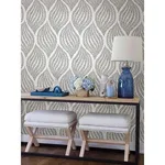 A-Street Prints Arboretum wallpaper, color Fog, SKU 2656-004062