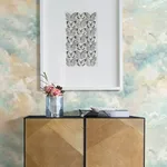 A-Street Prints Aria wallpaper, color Aquamarine, SKU 4193-7462