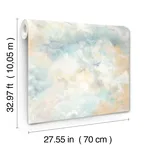A-Street Prints Aria wallpaper, color Aquamarine, SKU 4193-7462