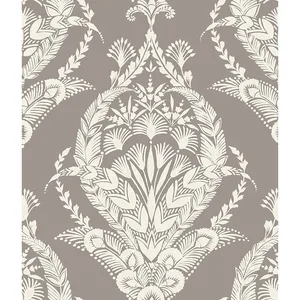 A-Street Prints Arlie wallpaper, color Grey, SKU 4120-26816