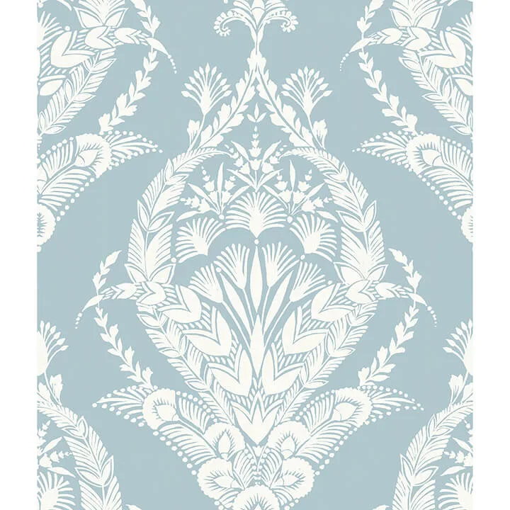 A-Street Prints Arlie wallpaper, color Light Blue, SKU 4120-26819