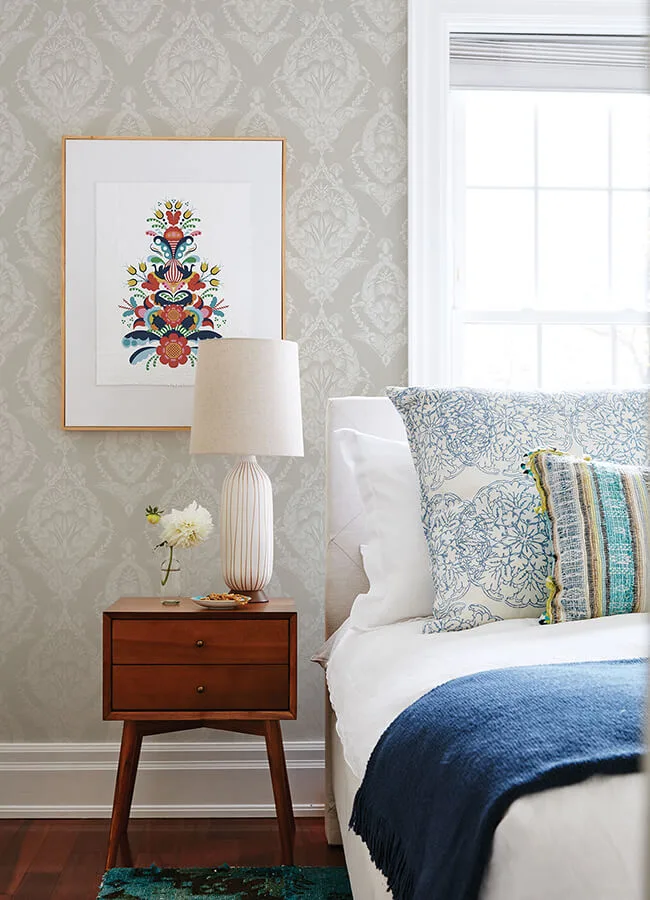 A-Street Prints Arlie wallpaper, color Light Grey, SKU 4120-26818