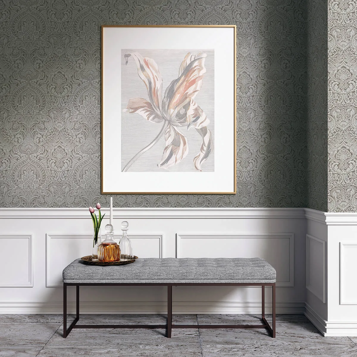 A-Street Prints Artemis - Pewter Wallpaper | Buy Online A-Street Prints Artemis wallpaper, color Pewter, SKU 4019-86446