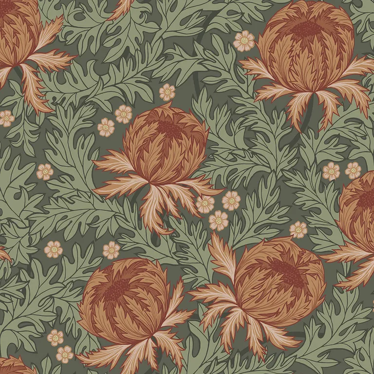 A-Street Prints Arthur wallpaper, color Green, SKU 2999-39028