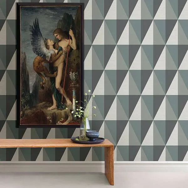 A-Street Prints Aspect wallpaper, color Teal, SKU 2902-25539