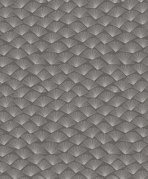 A-Street Prints Asteria wallpaper, color Charcoal, SKU 2976-86517