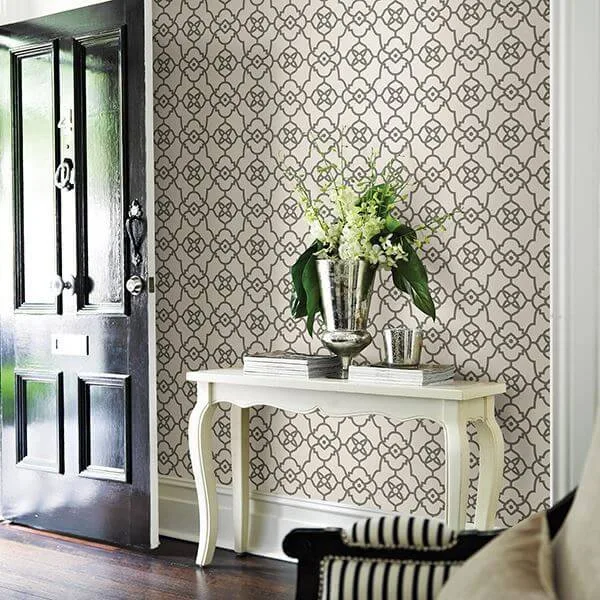 A-Street Prints Atrium wallpaper, color Grey, SKU 2702-22720