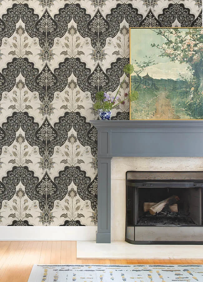 A-Street Prints Auden - Black Wallpaper | Buy Online A-Street Prints Auden wallpaper, color Black, SKU 4147-27389