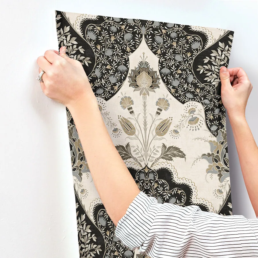 A-Street Prints Auden - Black Wallpaper | Buy Online A-Street Prints Auden wallpaper, color Black, SKU 4147-27389