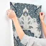 A-Street Prints Auden - Dark Blue Wallpaper | Buy Online A-Street Prints Auden wallpaper, color Dark Blue, SKU 4147-27392