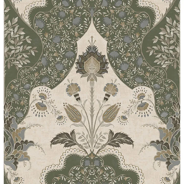 A-Street Prints Auden wallpaper, color Green, SKU 4147-27391