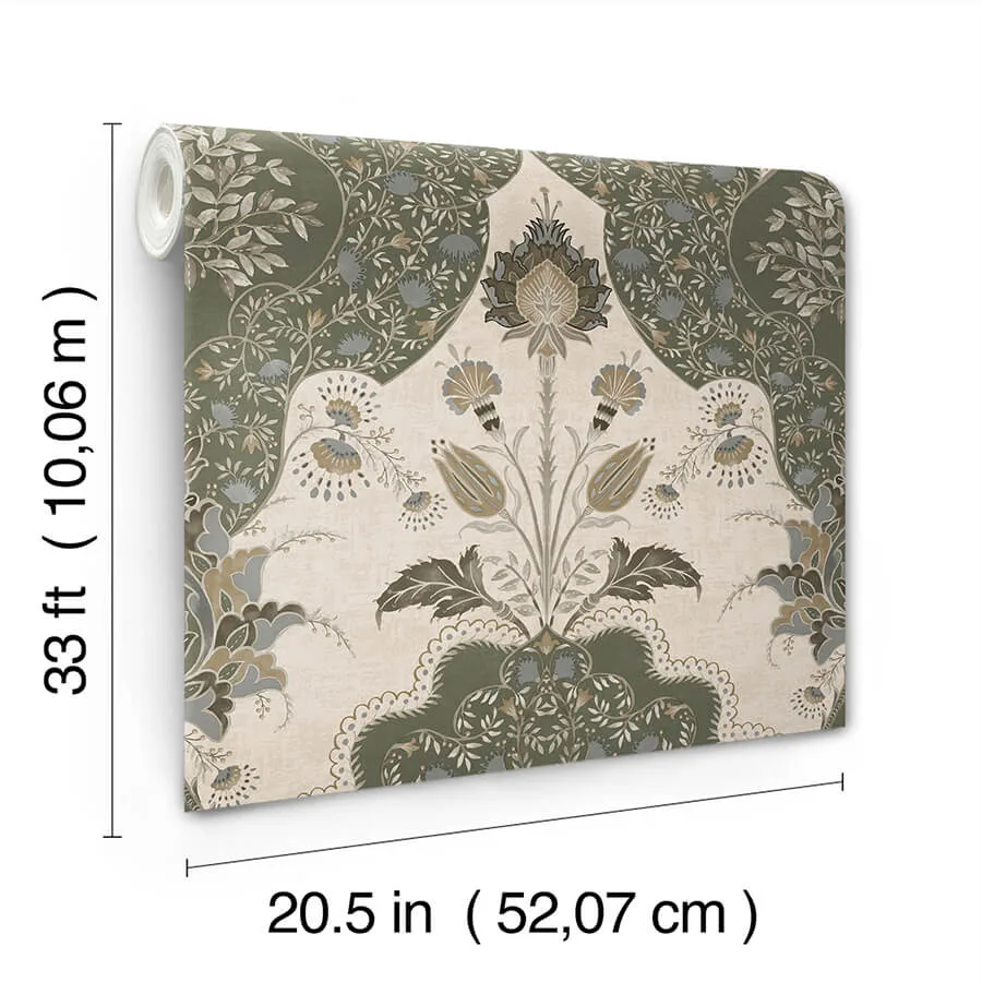 A-Street Prints Auden - Green Wallpaper | Buy Online A-Street Prints Auden wallpaper, color Green, SKU 4147-27391