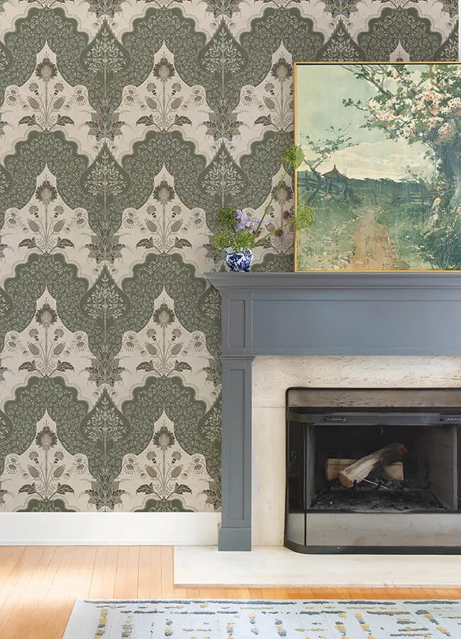A-Street Prints Auden - Green Wallpaper | Buy Online A-Street Prints Auden wallpaper, color Green, SKU 4147-27391