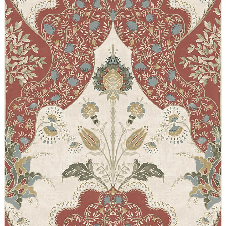 A-Street Prints Auden wallpaper, color Ruby, SKU 4147-27390