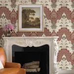 A-Street Prints Auden wallpaper, color Ruby, SKU 4147-27390