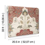 A-Street Prints Auden wallpaper, color Ruby, SKU 4147-27390