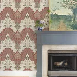 A-Street Prints Auden wallpaper, color Ruby, SKU 4147-27390