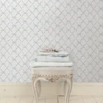 A-Street Prints Baby Bow wallpaper, color Blue Bella Ribbon, SKU AST4168