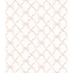A-Street Prints Baby Bow wallpaper, color Faded Primrose, SKU AST4114