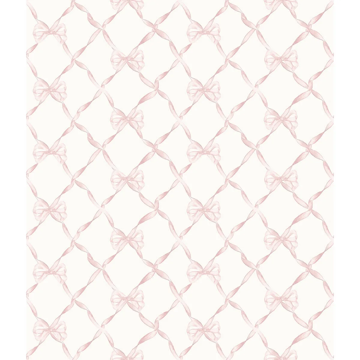 A-Street Prints Baby Bow wallpaper, color Faded Primrose, SKU AST4114