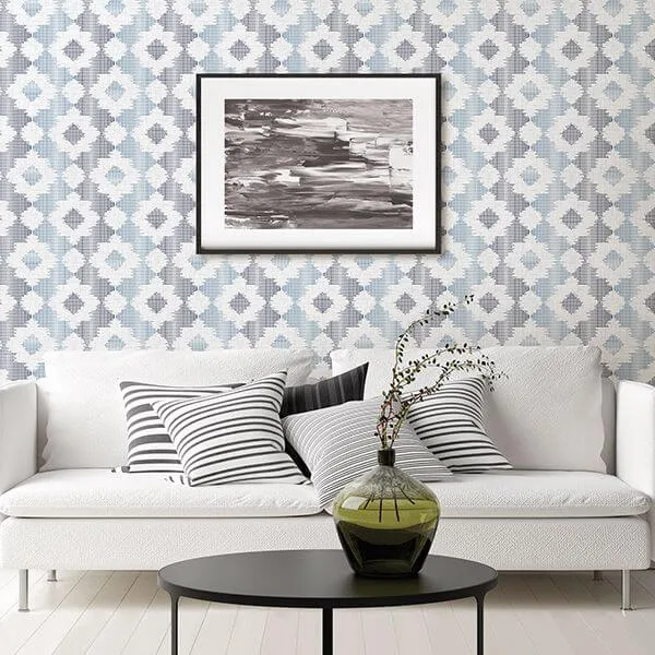 A-Street Prints Babylon wallpaper, color Blue, SKU 2902-25521