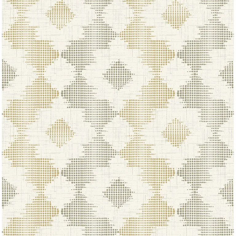 A-Street Prints Babylon wallpaper, color Mustard, SKU 2902-25522