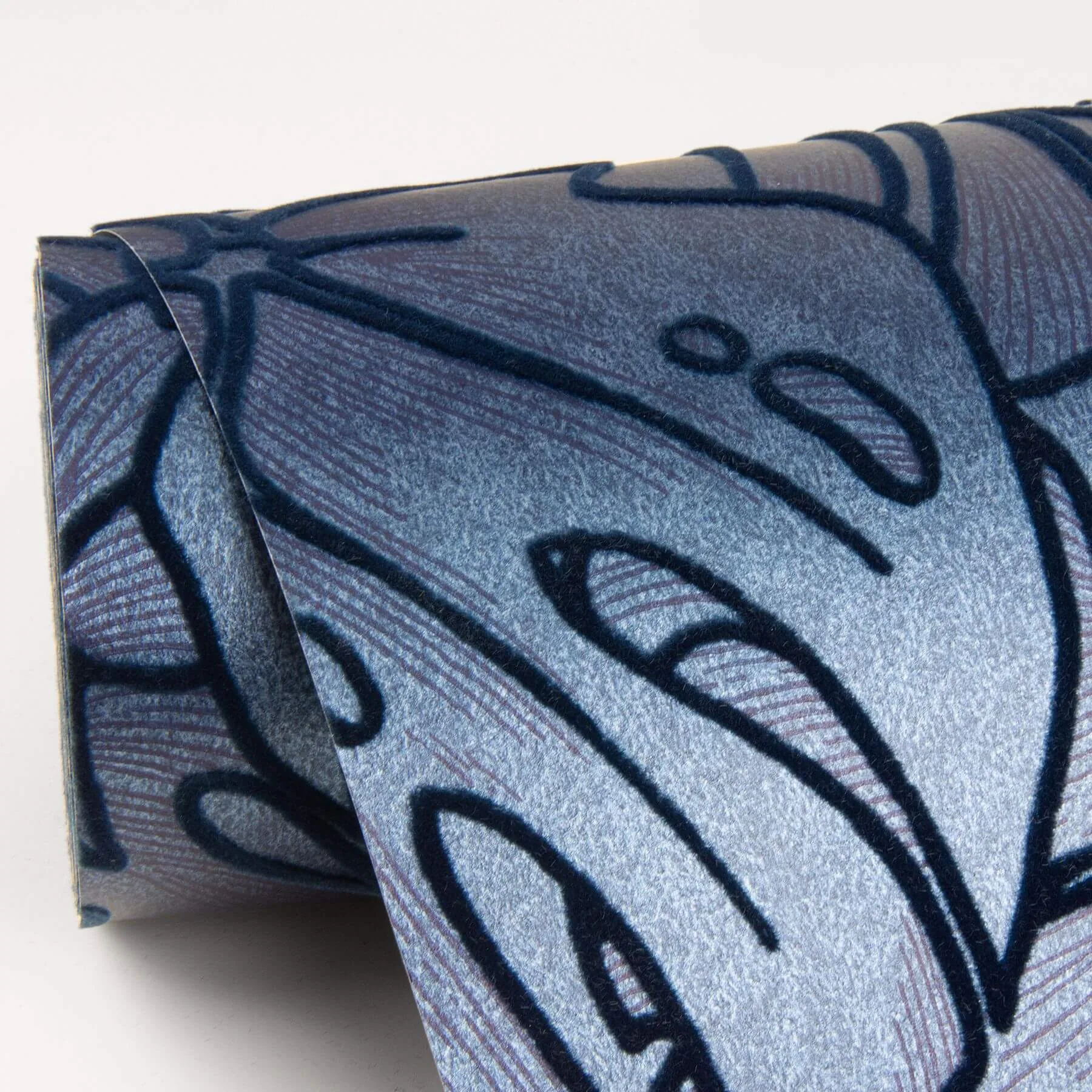 A-Street Prints Balboa wallpaper, color Indigo, SKU 2964-87342
