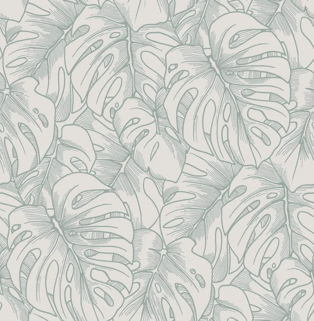 A-Street Prints Balboa wallpaper, color Olive, SKU 2964-87343