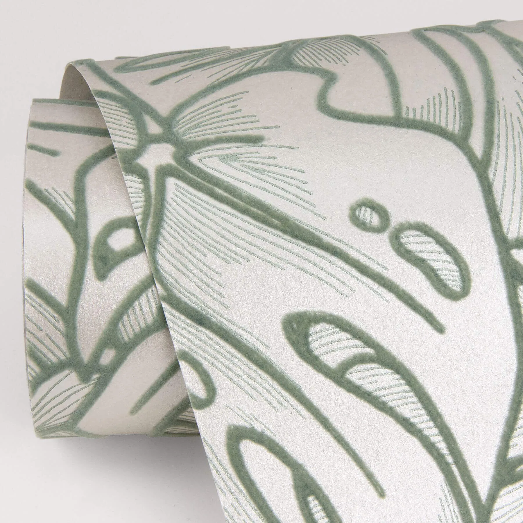 A-Street Prints Balboa wallpaper, color Olive, SKU 2964-87343