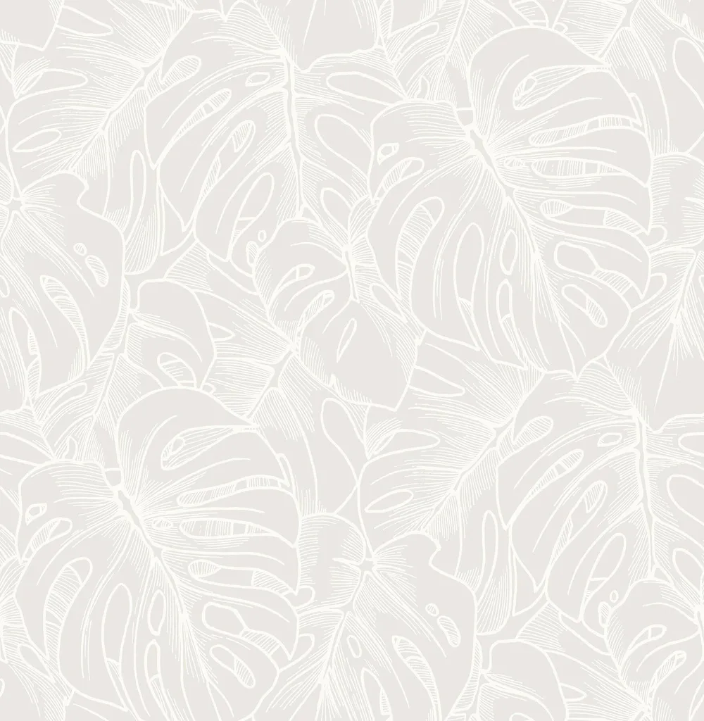 A-Street Prints Balboa wallpaper, color White, SKU 2964-87340