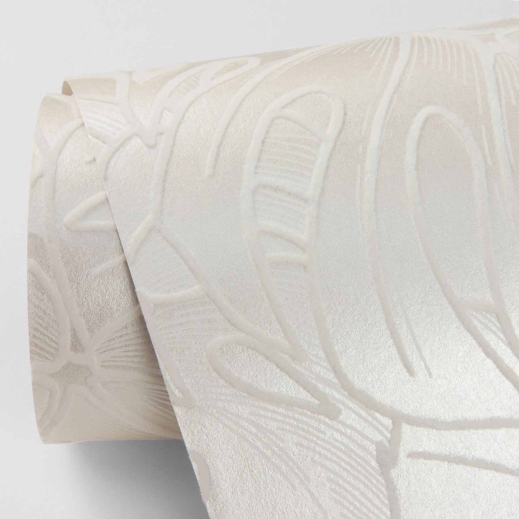 A-Street Prints Balboa wallpaper, color White, SKU 2964-87340