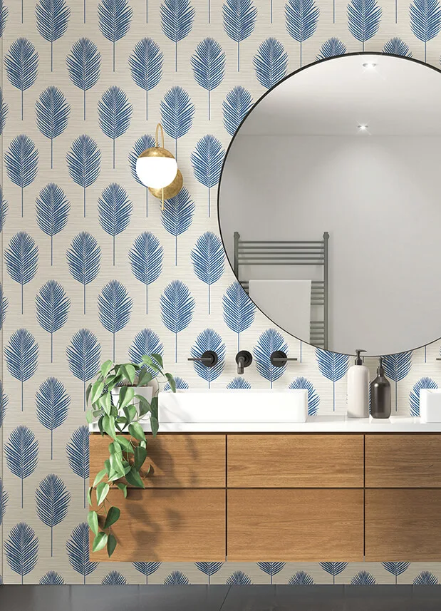 A-Street Prints Bali - Blue Wallpaper | Buy Online A-Street Prints Bali wallpaper, color Blue, SKU 2988-70212