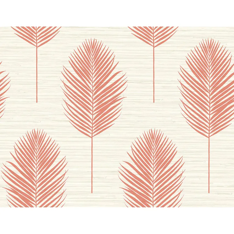 A-Street Prints Bali wallpaper, color Coral, SKU 2988-70201