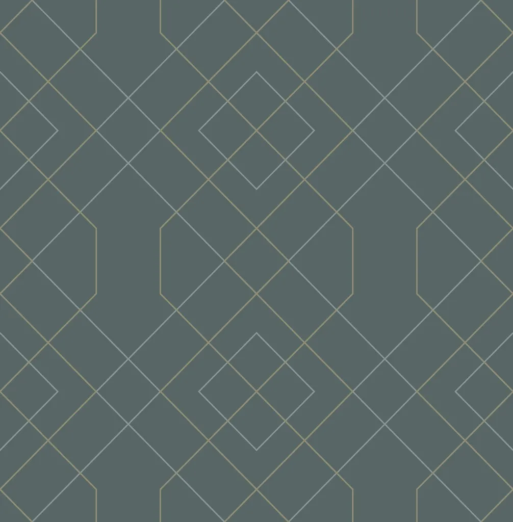 A-Street Prints Ballard wallpaper, color Teal, SKU 2964-25911