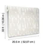 A-Street Prints Bancroft wallpaper, color Dove, SKU 4122-27024