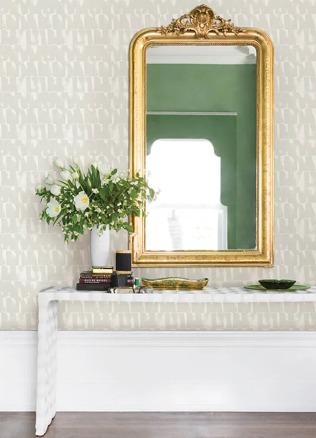 A-Street Prints Bancroft wallpaper, color Dove, SKU 4122-27024