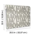 A-Street Prints Bancroft - Grey Wallpaper | Buy Online A-Street Prints Bancroft wallpaper, color Grey, SKU 4122-27022