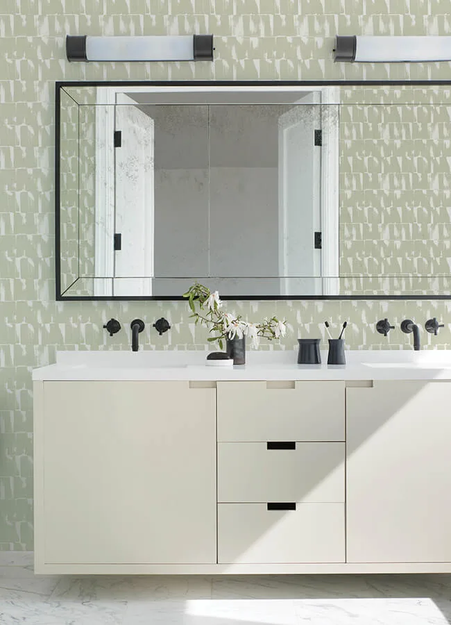 A-Street Prints Bancroft wallpaper, color Sage, SKU 4122-27023