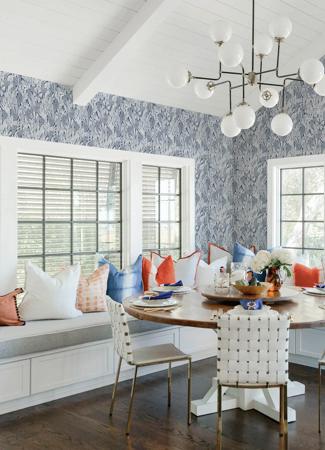 A-Street Prints Bannon wallpaper, color Blue, SKU 4081-26342