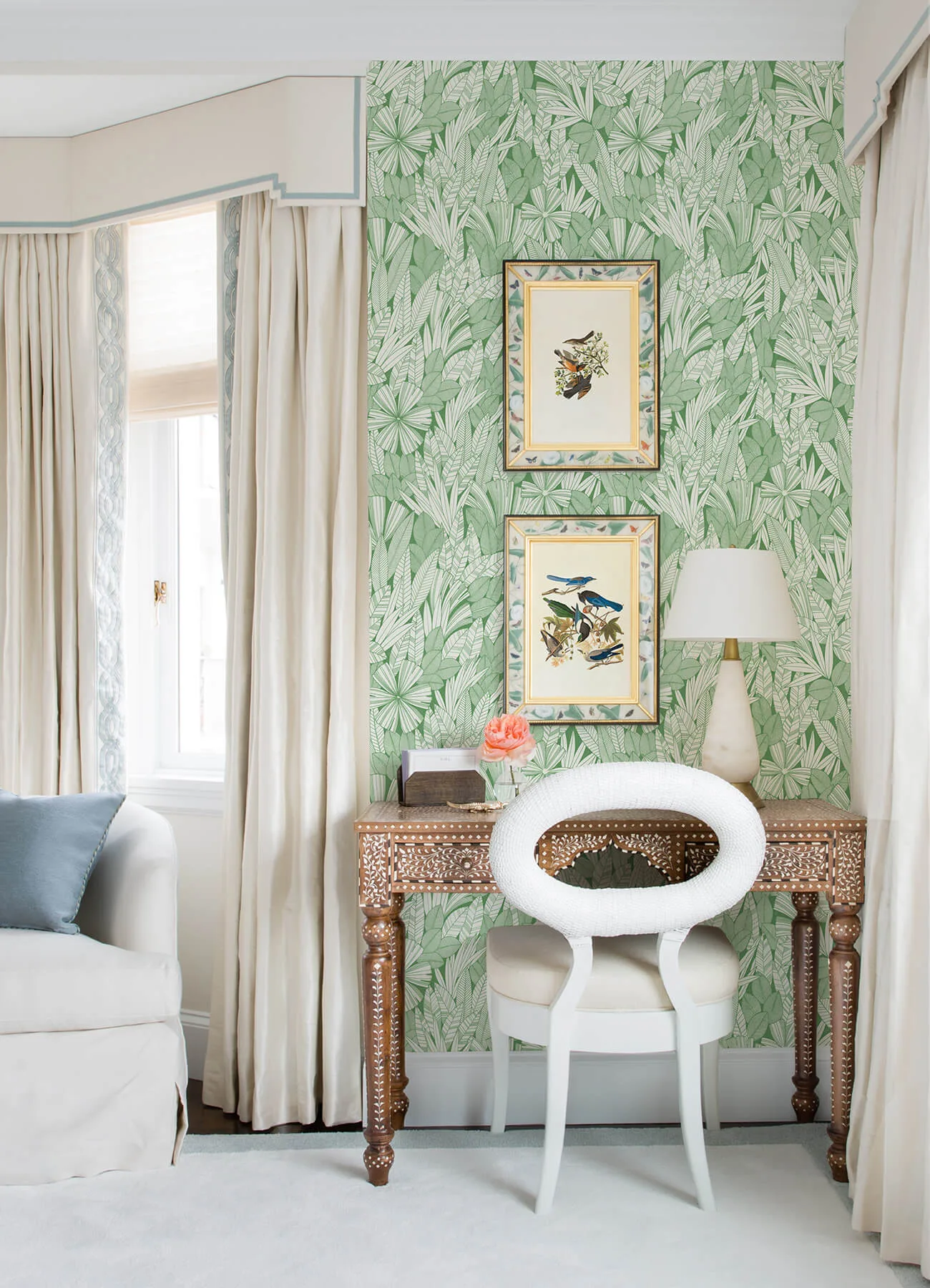 A-Street Prints Bannon wallpaper, color Green, SKU 4081-26345