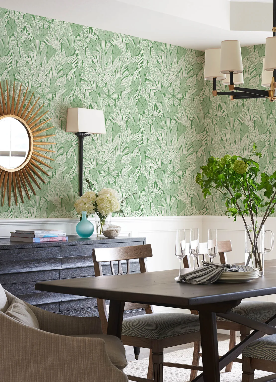 A-Street Prints Bannon wallpaper, color Green, SKU 4081-26345