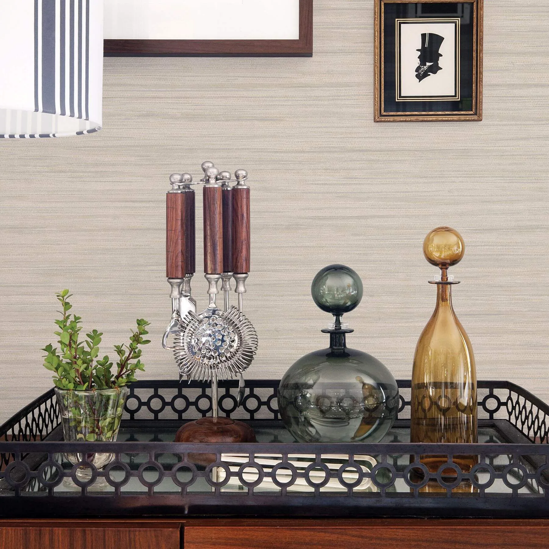 A-Street Prints Barnaby wallpaper, color Light Grey, SKU 2964-25965