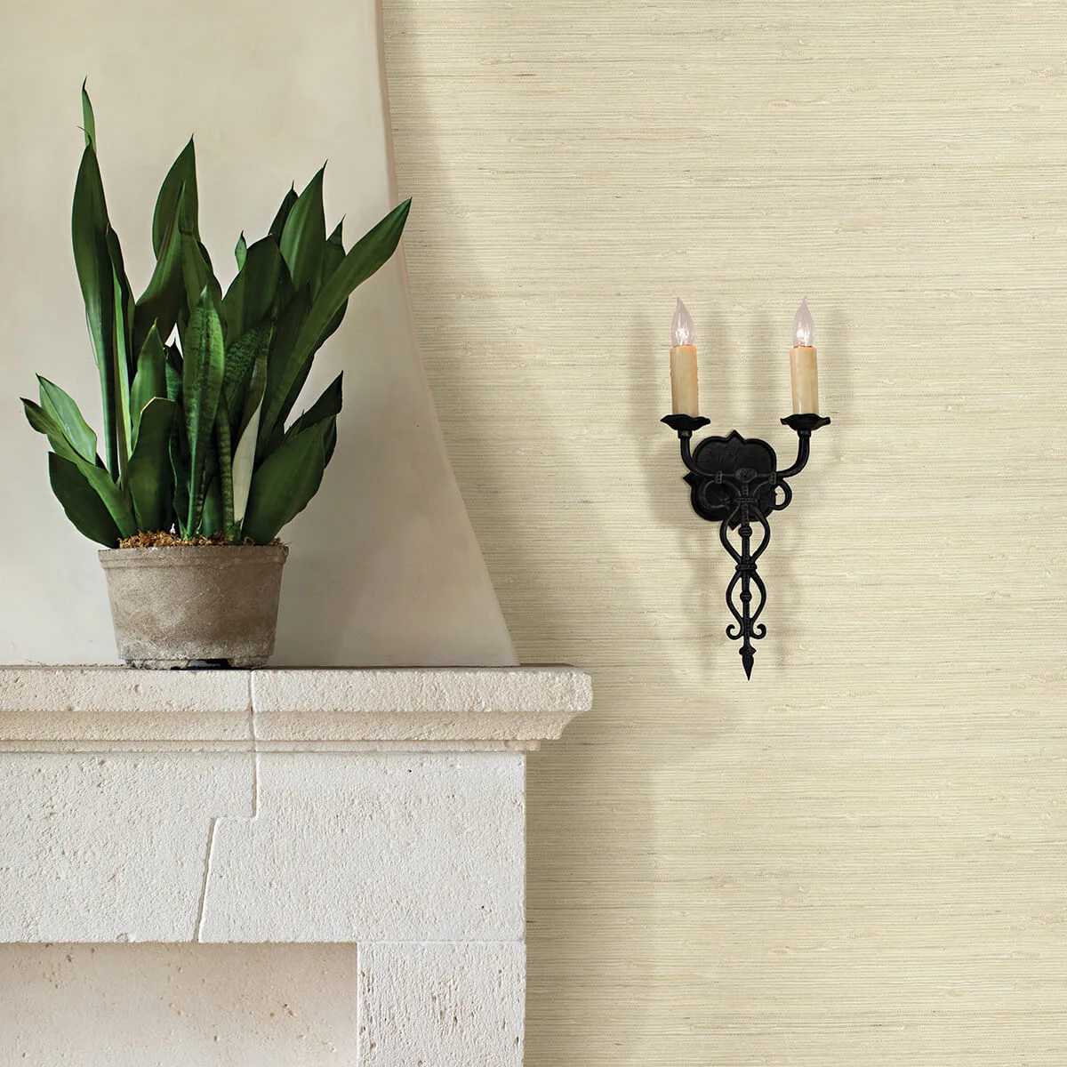 A-Street Prints Battan wallpaper, color Cream, SKU 2972-65651