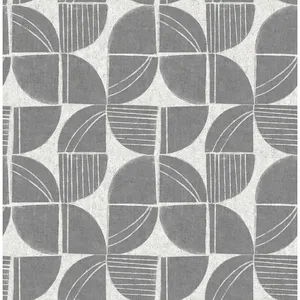 A-Street Prints Baxter wallpaper, color Charcoal, SKU 4141-27110