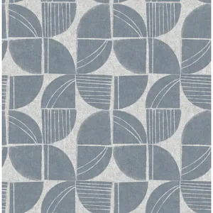 A-Street Prints Baxter wallpaper, color Denim, SKU 4141-27112