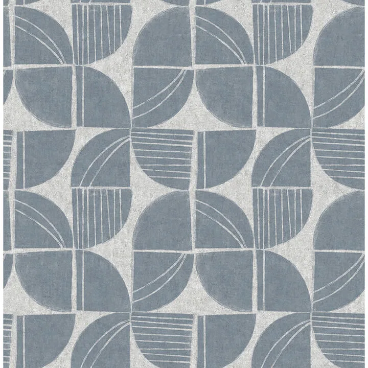 A-Street Prints Baxter wallpaper, color Denim, SKU 4141-27112