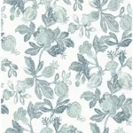 A-Street Prints Beach Rose - Teal Wallpaper | Buy Online A-Street Prints Beach Rose wallpaper, color Teal, SKU 4172-27494